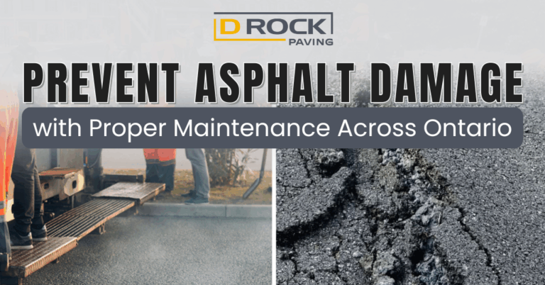 Prevent Asphalt Damage with Proper Maintenance Across Ontario