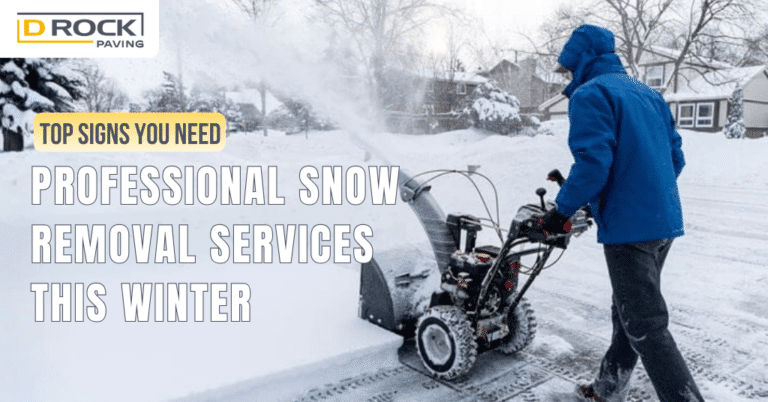 Top Signs You Need Professional Snow Removal This Winter